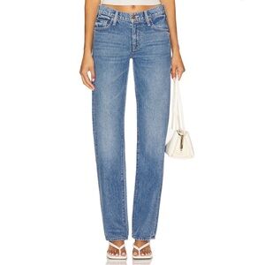MOTHER Women's Classic Blue Straight Leg Jeans